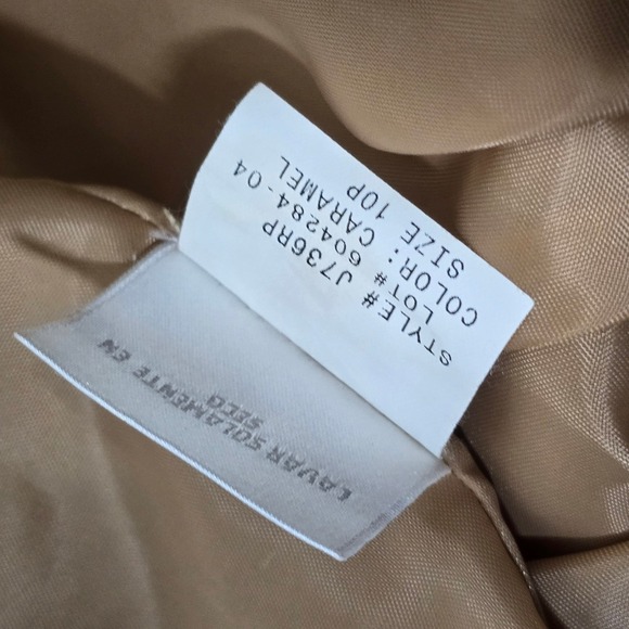 WORTHINGTON Women's Camel 100% Wool Coat Size 10 Petite - Picture 5 of 8